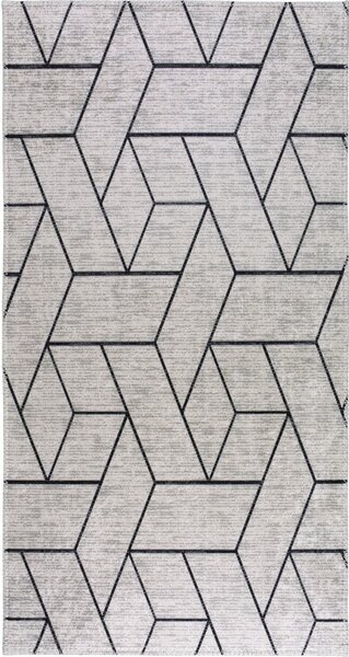 Svijetlo sivi perivi tepih 50x80 cm - Vitaus