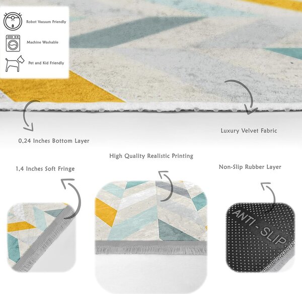 Sivi tepih 80x150 cm - Mila Home