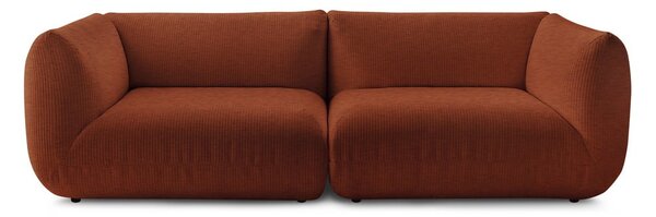 Narančasti samt sofa 260 cm Lecomte - Bobochic Paris