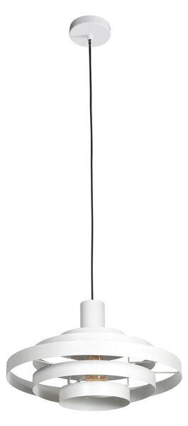 Steinhauer Halo Cirque viseća svjetiljka, bijela, metalna, Ø 50 cm, E27, prigušiva, Bijela, Dnevni boravak/blagovaonica, Metal