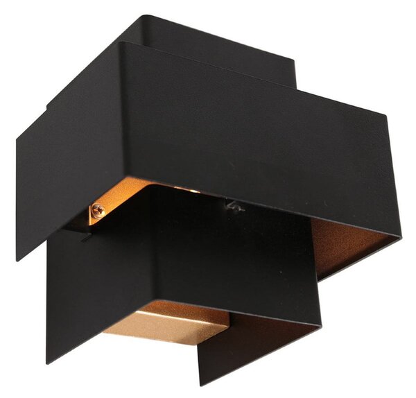 Steinhauer LED zidna svjetiljka Muro 3367, crna, gore/dolje, G9, 2700 K, prigušiva, Crno, Dnevni boravak/blagovaonica, Metal, Zidna utičnica iznad/dolje