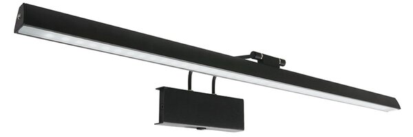 Steinhauer Litho LED zidna svjetiljka, crna, metal, CCT, širina 60 cm, prigušiva, Crno, Dnevni boravak/blagovaonica, Metal, Zidni kvadrat