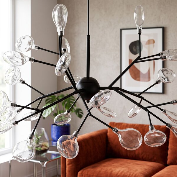 Viseća lampa 27 Crno bijela APP590-CP
