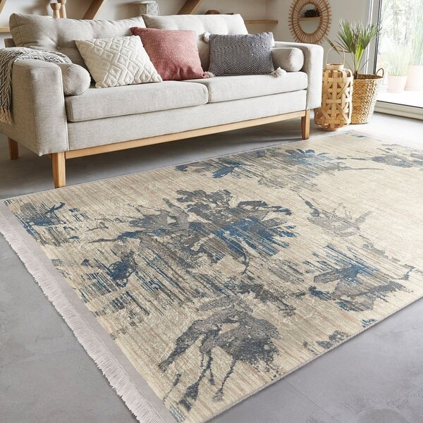 Plavo-bež tepih 80x150 cm - Mila Home