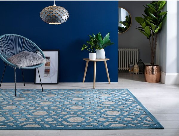 Plavi vanjski tepih 230x160 cm Oro - Flair Rugs