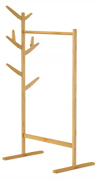 Casaria Vješalica za odjeću od bambusa 163 x 66 x 40 cm