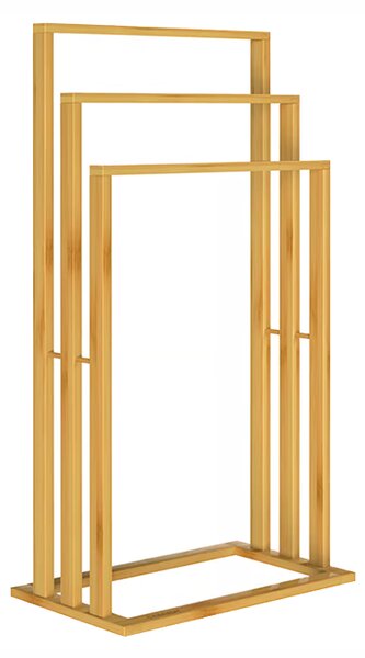 Casaria Držač za ručnike od bambusa 40 x 24 x 82 cm