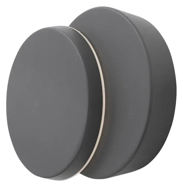 GRAVITY VANJSKA ZIDNA SVJETILJKA LED 12W/3000K/660lm/IP54/TAMNO SIVA NL810067