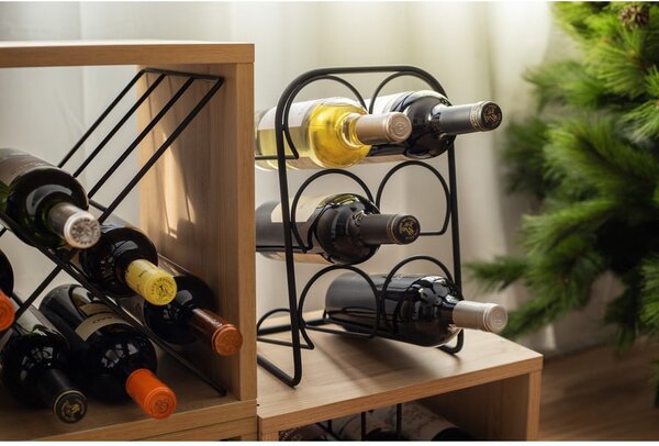 Metalni stalak za vino broj boca 6 kom – Compactor