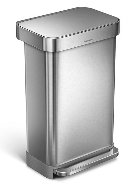 Kanta za otpatke u srebrnoj mat boji 45 l - simplehuman