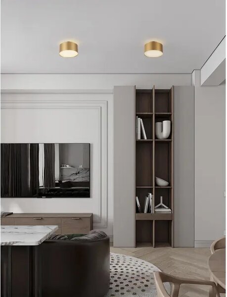 OZEN STROPNA LAMPA ZLATNA LED 24W 1393lm 3000K IP20 NL9695172