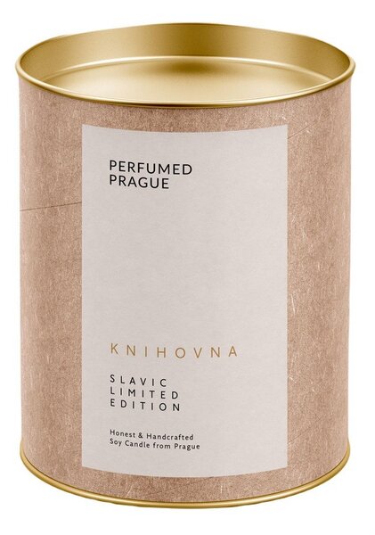 Mirisna svijeća od sojinog voska vrijeme gorenja 40 h Slavic Edition: #09 Library – Perfumed Prague