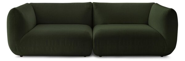 Zeleni samt sofa 260 cm Lecomte - Bobochic Paris