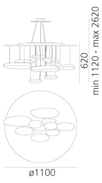 MERCURY LED VISILICA 2893lm/2700K ARTEMIDE AR1367W10A