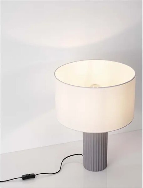 AMMOS STOLNA LAMPA E27/12W/SIVA I BIJELA NL9540244