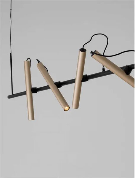 ELLI VISILICA LED /3000K/22W/1112Lm/ CHAMPAIGN ZLATNA & CRNA NL9580925