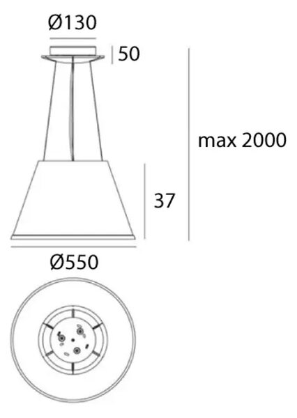 CHOOSE MEGA VISILICA E27 3x12W 220V-240V 3766lm AR1124020A