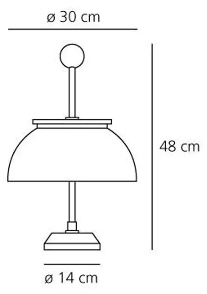 ALFA STOLNA LAMPA BIJELA E14 6W 0026010A AR0026010A