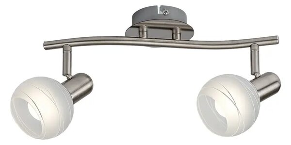 AUREL REFLEKTOR E14 2X MAX 40/SATENASTI KROM/IP20 RA6342