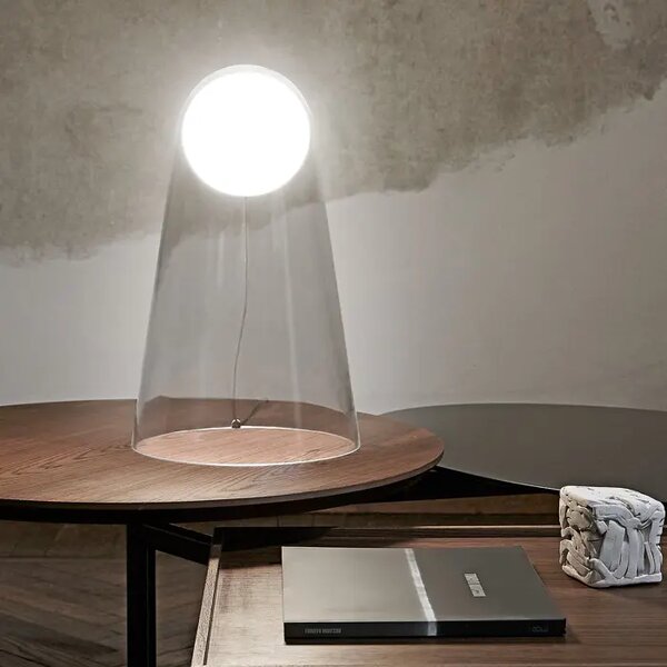 FOSCARINI SATELLIGHT STOLNA LAMPA ON/OFF BIJELA/TRANSPARENTNA FN285021_15