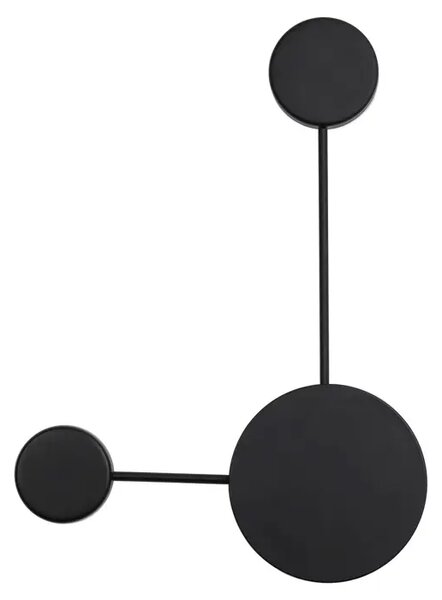 AMADEO ZIDNA SVJETILJKA LED 7/CRNA/IP20/500lm RA6258