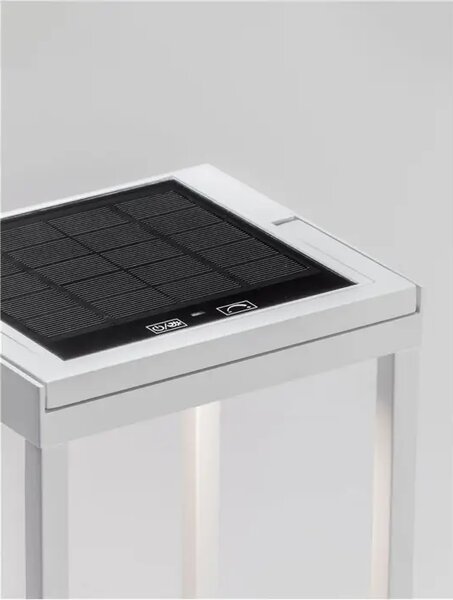 TEGOLO VANJSKA SOLARNA STAJAĆA SVJETILJKA LED 2W 231Lm IP54 3000K BIJELA NL9136432