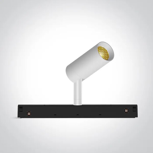 BIJELI REFLEKTOR ZA MAGENTSKU ŠINU 7W CCT 48V IP20 MINI/MIDI/MAXI/P&P HONEYCOMB DM42138/W/V