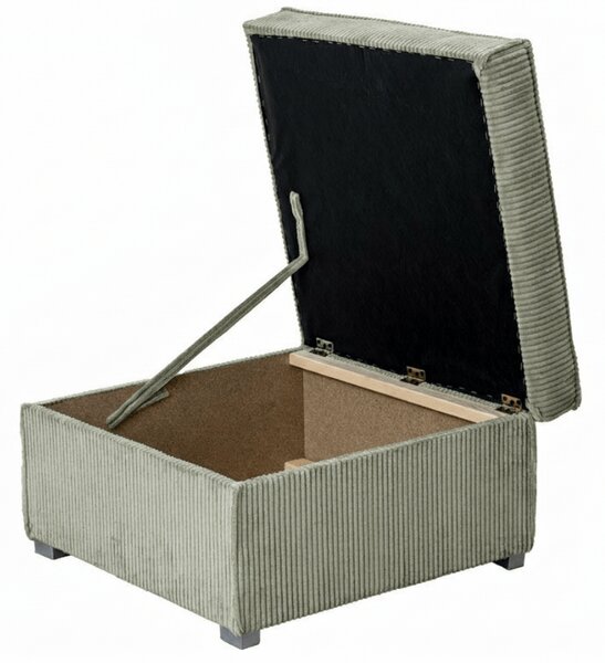 Tabure SMART COSARO s prostorom za pohranu 65x65 cm, mentol