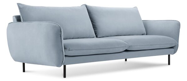 Svjetlo plava baršunasta sofa 200 cm Vienna - Cosmopolitan Design