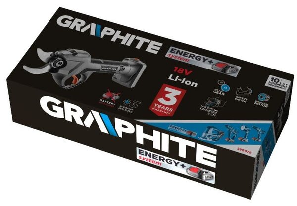 18V Li-lon akumulatorske vrtne škare 58G029 GRAPHITE