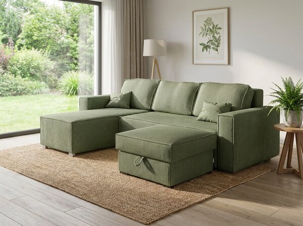Tabure SMART COSARO s prostorom za pohranu 65x65 cm, mentol