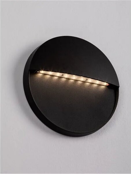 RODIX VANJ.SVJET LED 5Watt 307Lm IP54 3000K CRNA NL9136437