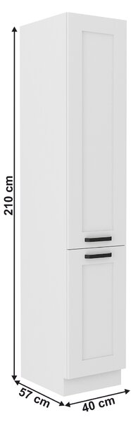Zondo.hr Visoki ormarić Lesana 1 (bijela) 40 DK-210 2F . 1063922
