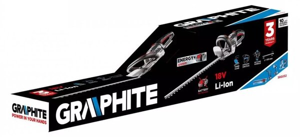 Akumulatorske škare za živicu Energy + 18V, Li-Ion, 58G032 GRAPHITE