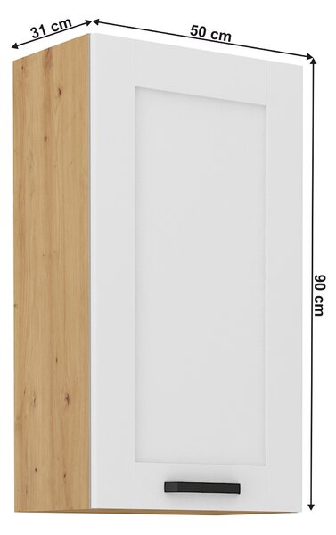 Zondo.hr Gornji ormarić Lesana 2 (bijela + hrast artisan) 50 G-90 1F . 1063968