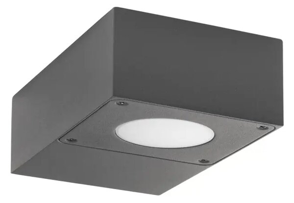 APOLLO VANJSKA ZIDNA SVJETILJKA LED 5W/3000K/522lm/IP54/TAMNO SIVA NL713411