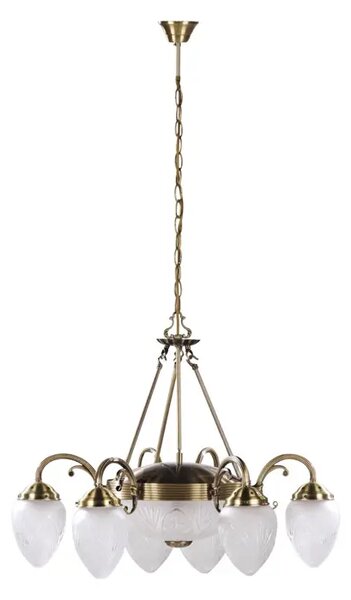 ANNABELLA LUSTER E14 6X MAX 40 + E27 2X MAX 60/BRONĆANA/IP20 RA8636