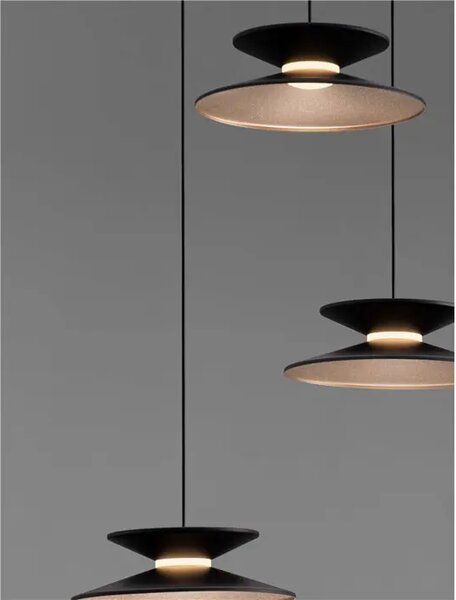 MORFI VISILICA LED /3000K/14W/280Lm/CRNA & ZLATNA NL9416950