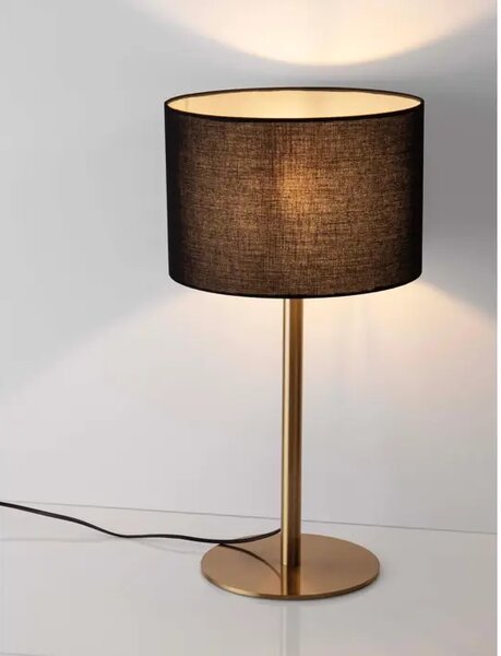 SIBNIA STOLNA LAMPA E27/12W/CRNA & GOLD NL9695330