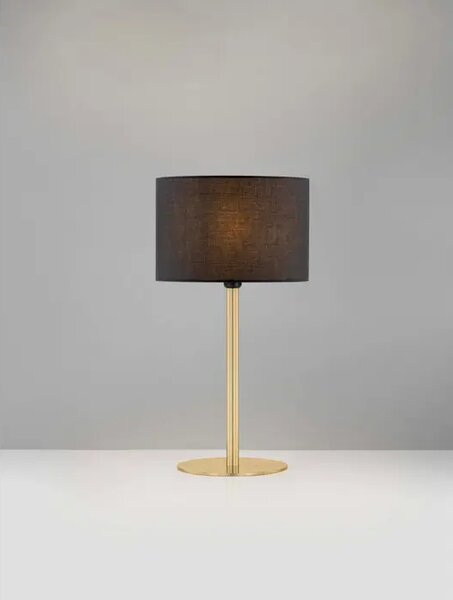 SIBNIA STOLNA LAMPA E27/12W/CRNA & GOLD NL9695330