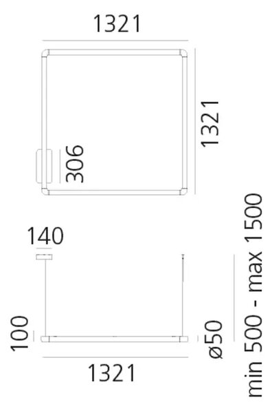 ALPHABET OF LIGHT 120 VISILICA LED 3000K BIJELA AR1430010A