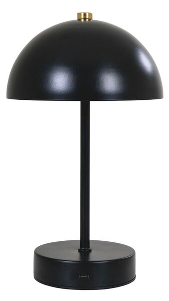 Sjajno crna LED stolna lampa (visina 25 cm) Holt – House Nordic