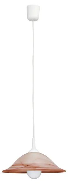 ALABASTRO VISILICA E27 1X MAX 60/TOBACCO ALABASTER STAKLO/IP20 RA3955
