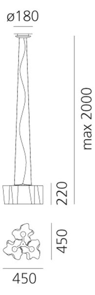 LOGICO MINI VISILICA 3x120° SILK 31,5W 220V-240V 2906lm AR0698020A
