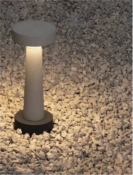 CRAM VANJSKA STAJAĆA LED LAMPA 5Watt 580Lm IP65 3000K CEMENT BIJELA NL9540271