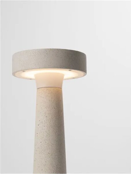 CRAM VANJSKA STAJAĆA LED LAMPA 5Watt 580Lm IP65 3000K CEMENT BIJELA NL9540271