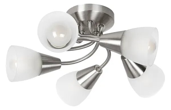 CONNOR STROPNA SVJETILJKA E14 5X MAX 40/SATENASTI KROM/IP20 RA5691