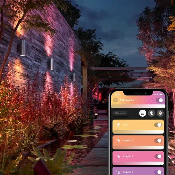 Appear PHILIPS HUE WACA EU ZIDNA SVJETILJKA INOX 2x8 8718696176207