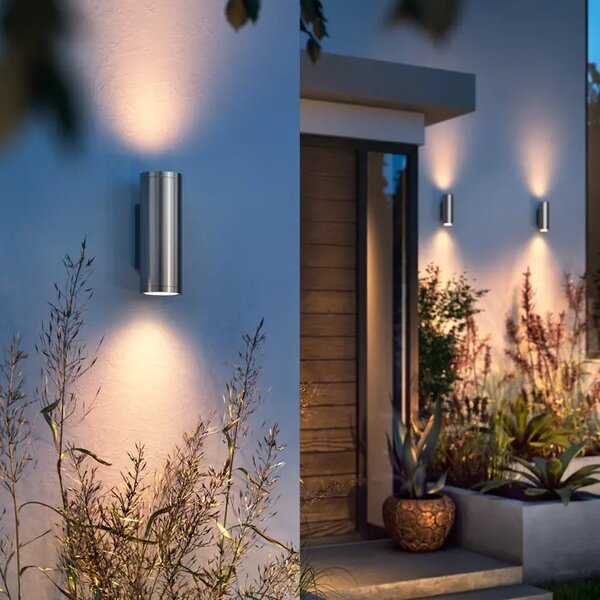 Appear PHILIPS HUE WACA EU ZIDNA SVJETILJKA INOX 2x8 8718696176207