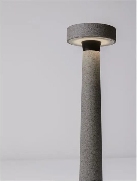 CRAM VANJSKA STAJAĆA LED LAMPA 5Watt 580Lm IP65 3000K CEMENT SIVA NL9540242